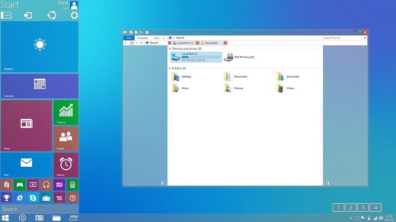 Windows 9, posible escritorio conceptual